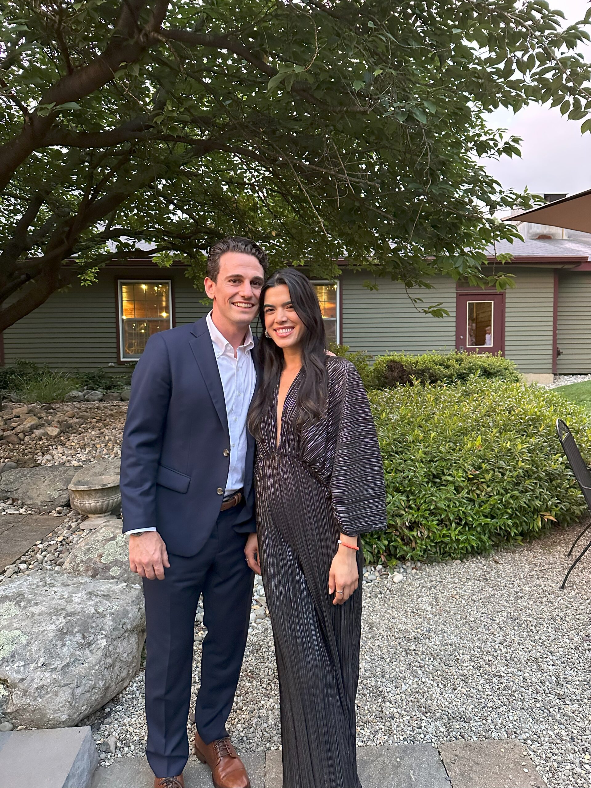 The night before Morgan and David’s wedding
